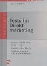Buchumschlag Tests im Direktmarketing