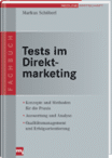 Umschlag des Buchs „Tests im Direktmarketing“